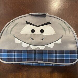 Stephen Joseph Shark Toiletry Bag, Travel Bag, Pencil Case, Supplies Case - EUC